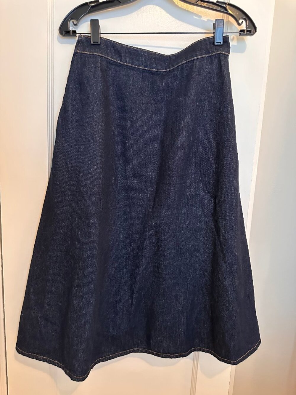 Madewell Denim Circle Midi Skirt, 25